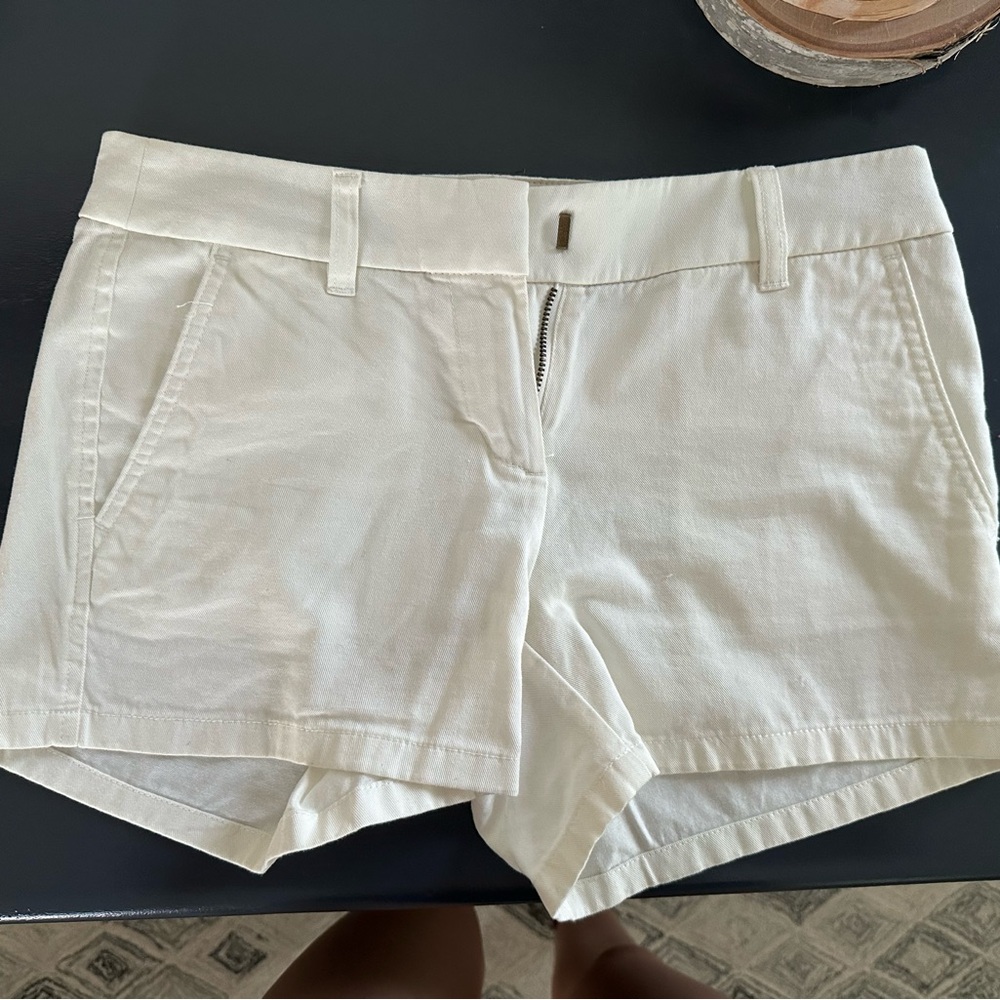 J. Crew Cream Shorts